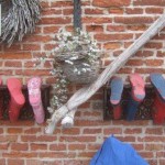 Gummistiefel der Familie