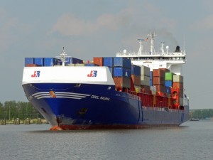 Bild: Containerschiff
