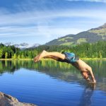Wanderung mit Schwimmen