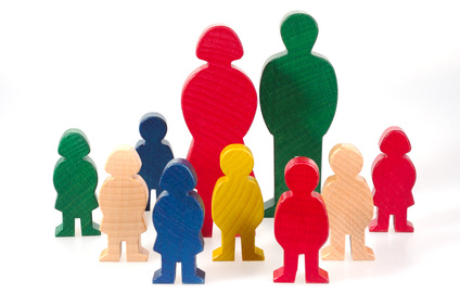 Figuren Familie als Holzfiguren