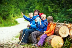 Familienwanderung