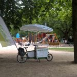 Grünschnabel-Spielplatzmobil im Einsatz!
